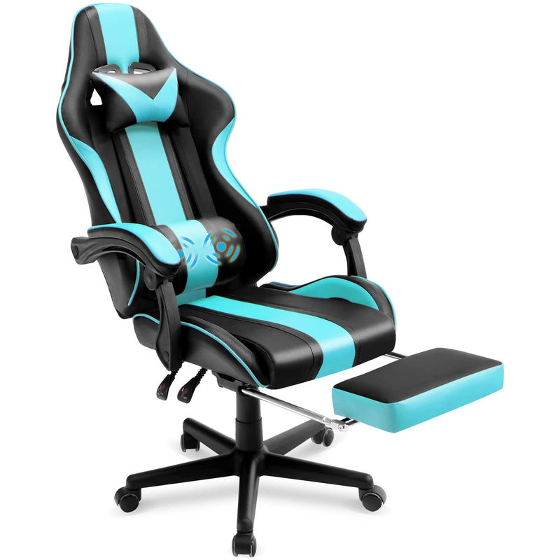 Racing gaming stoelen voor volwassen tieners Draaiende stoel Product afmetingen 24&quot;D x 21&quot;W x 52&quot;H