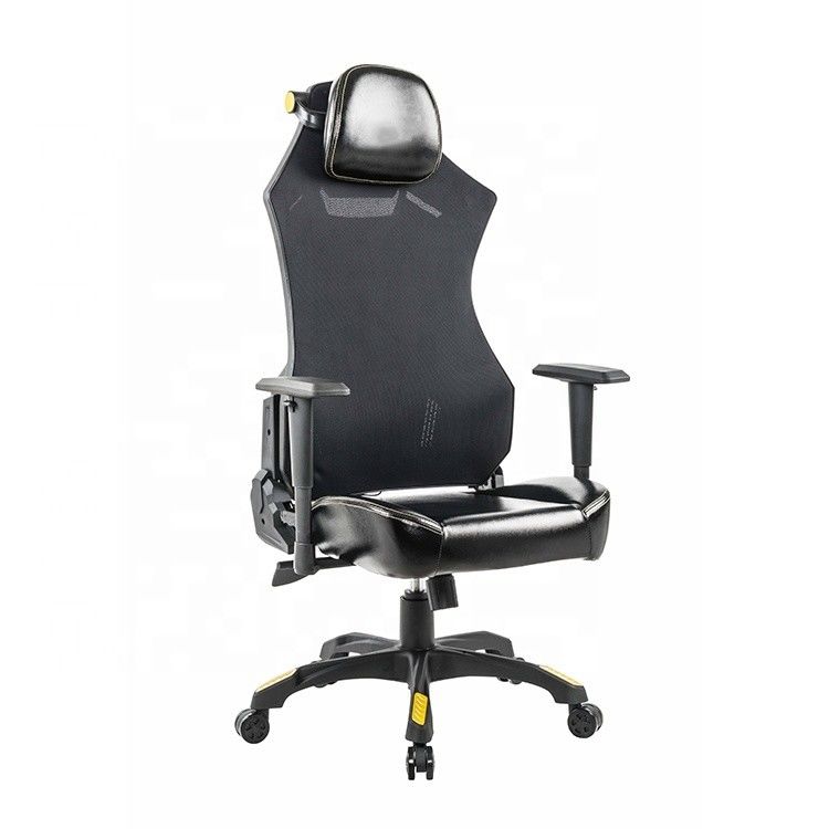 Contemporary Design Stijl Zwarte Mesh Office Racing Chair voor PC Computer op zijn best