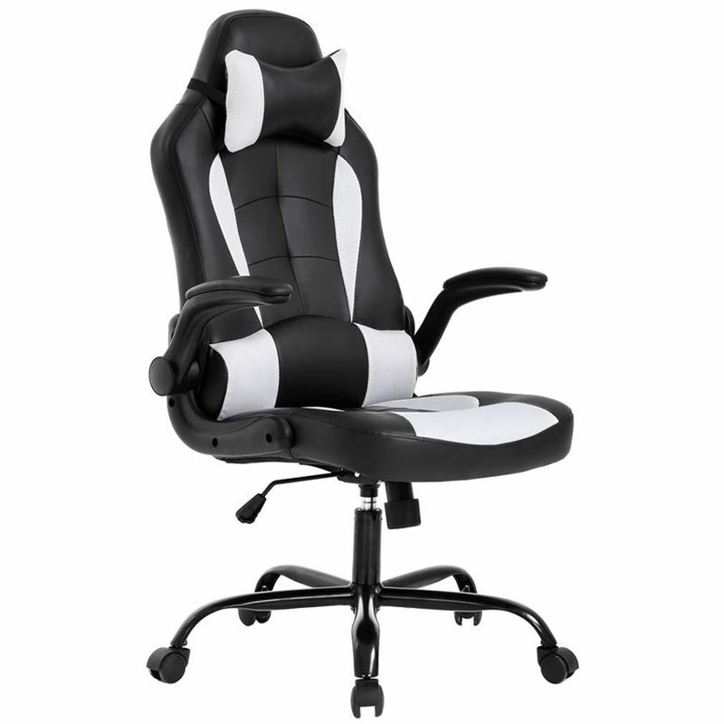 Solid Back Ergonomische kantoorstoel met aangepaste kleur en lumbale steun Flip Up Arms