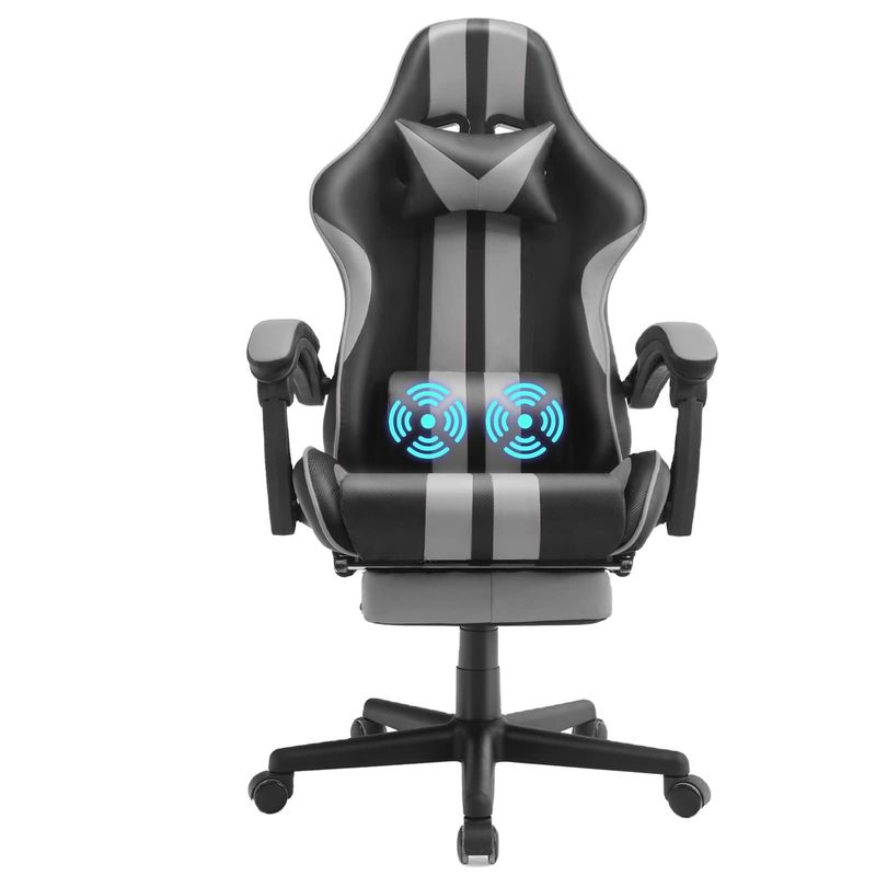 Racing Style Gaming Chair met voetensteun Hoofdsteun en Lumbal Support Gepersonaliseerde kleur