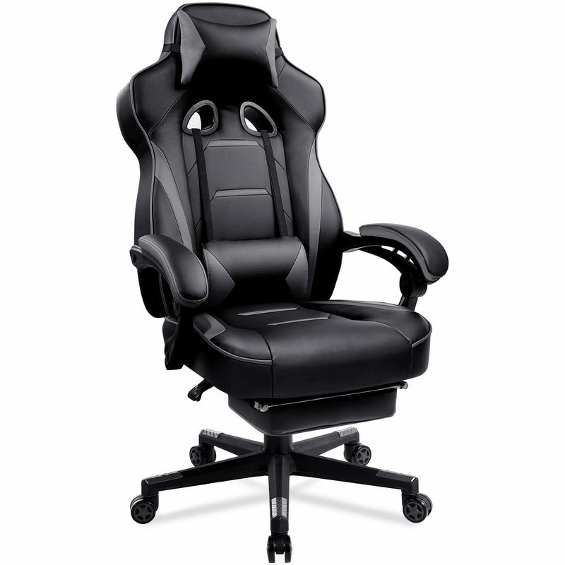 27.16&quot;D x 20.66&quot;W x 47.24&quot;H in ergonomische gaming stoel met been- en voetzorg