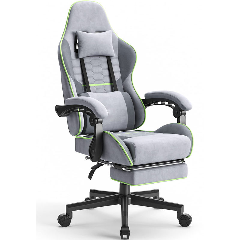 350 lbs Versterkte basis Grote en hoge ergonomische kantoorcomputerstoel met 3 gasliften